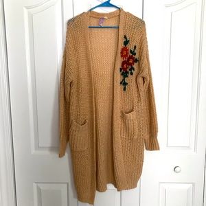 Francesca’s Embroidered Cardigan